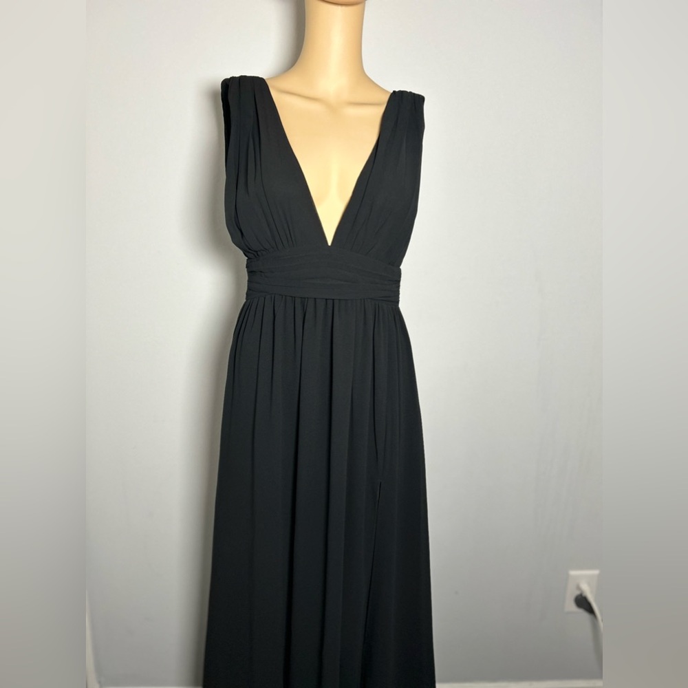 Lulus Heavenly Hues Black Maxi Dress Size Small NEW NWT - Picture 7 of 15